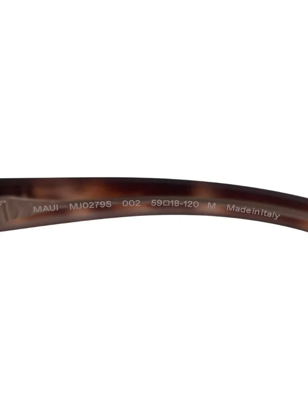 Maui Jim Kipahulu STG Polarized Sunglasses MJ0279S Brown 59mm PRESCRIPTION USED